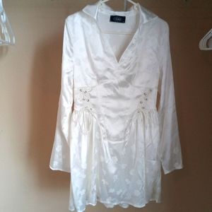 Long Sleeve White Dress